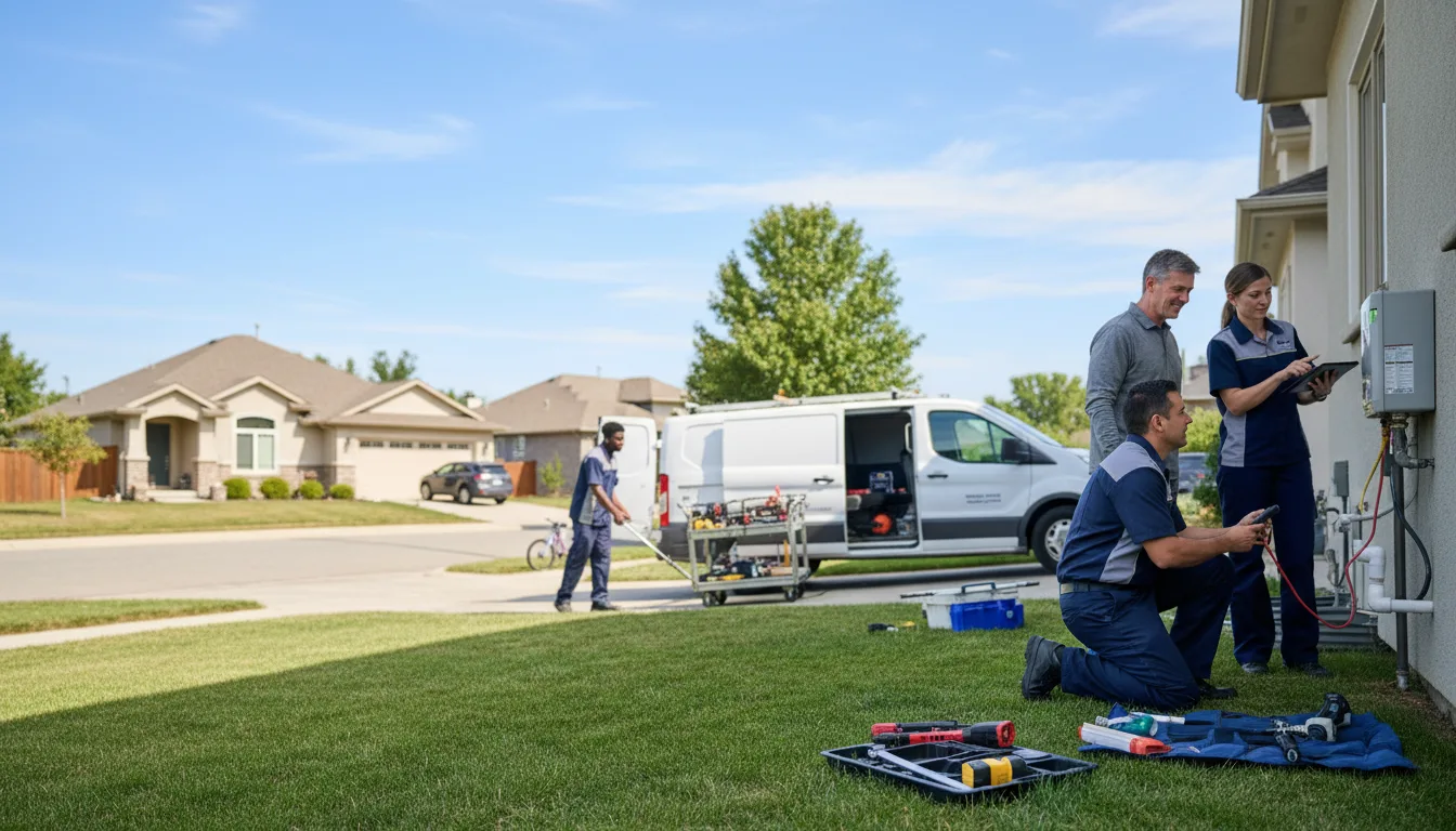 Tankless water heater service in Ortley, SD